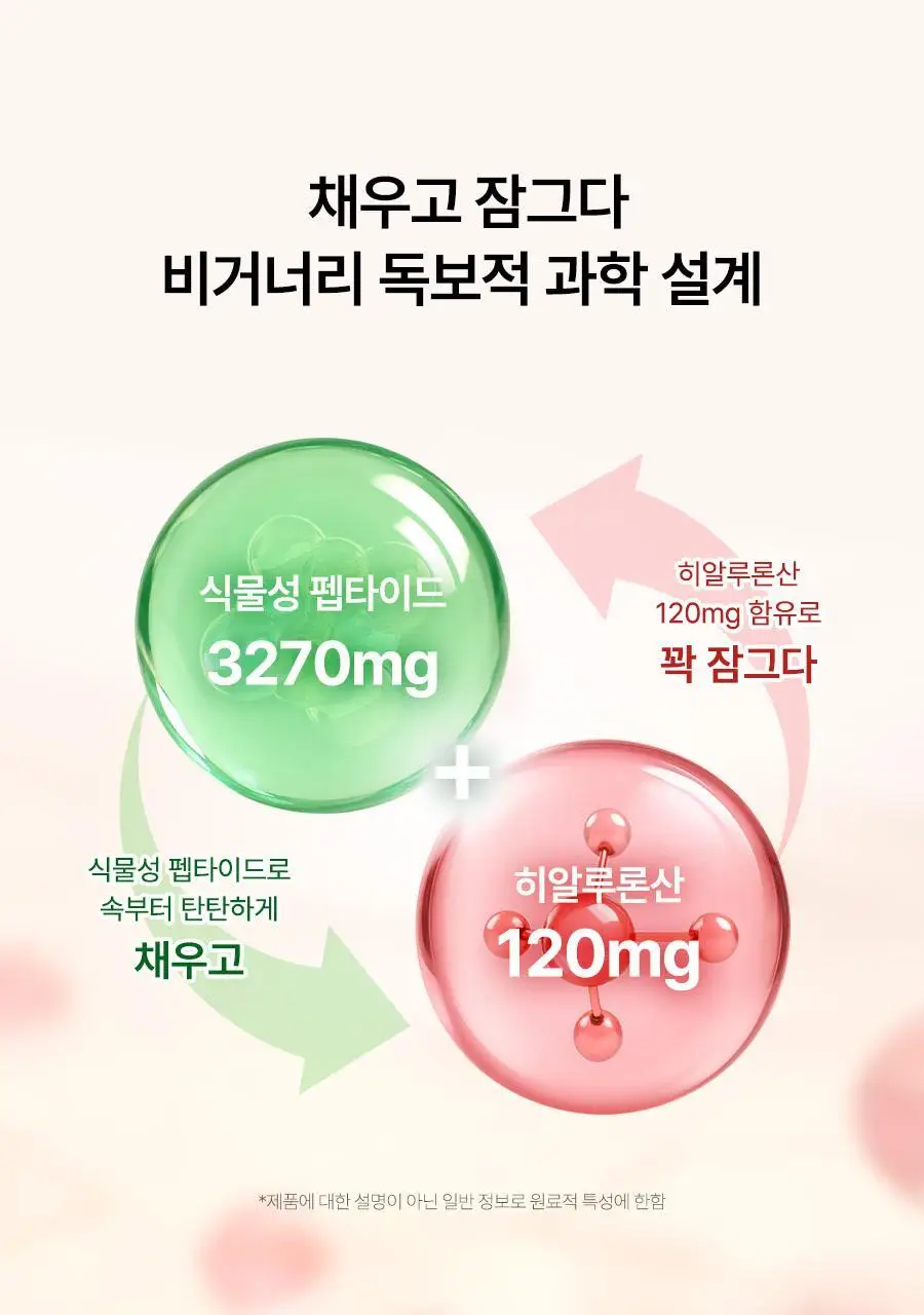 [올영1위/가정의달 특가] 비거너리 식물성 펩타이드 부스터 젤리 3270mg 7개입 (7일분 / 달바젤리) 상세페이지 44